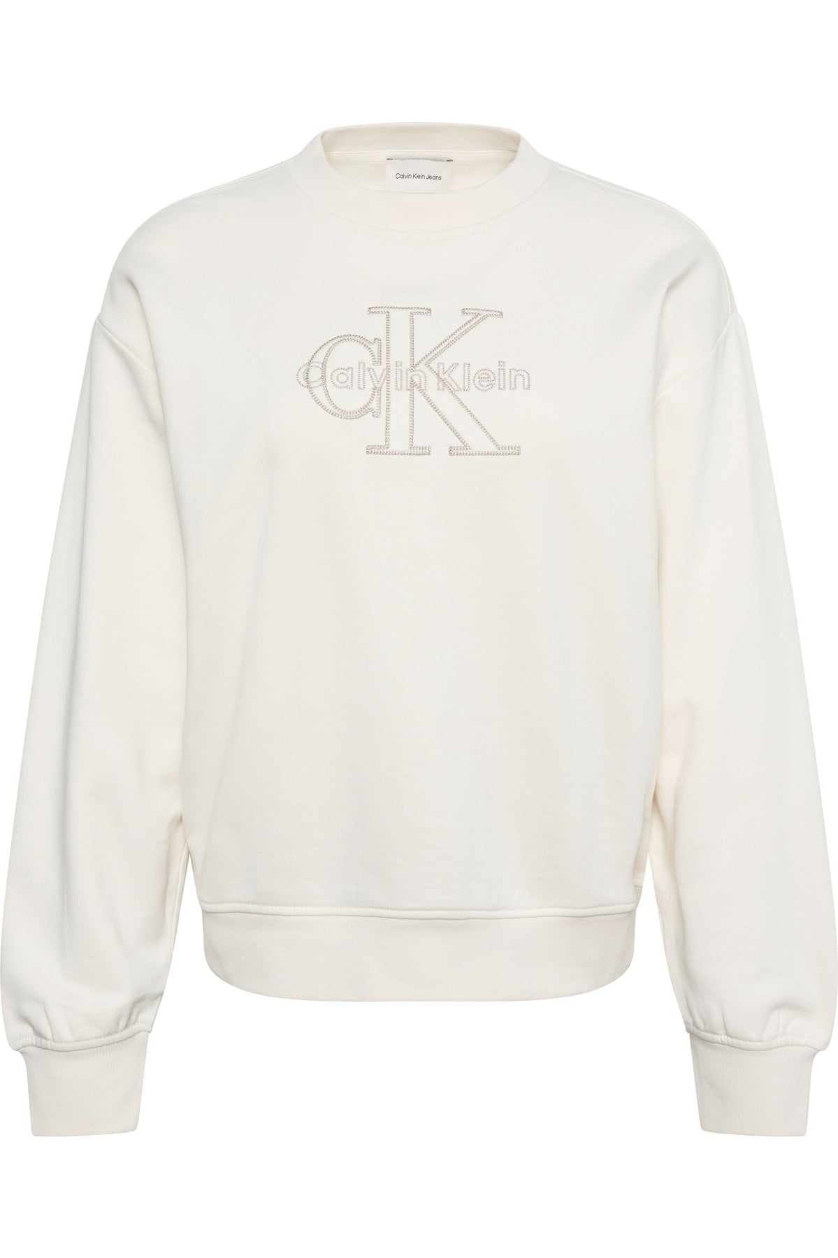 CALVIN KLEIN LVGG LS BABY TERRY SEASONAl en color BLANCO  (1)