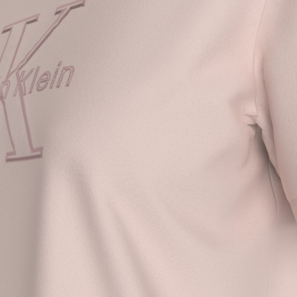 CALVIN KLEIN LVGG SS BABY TERRY HERO en color ROSA  (6)
