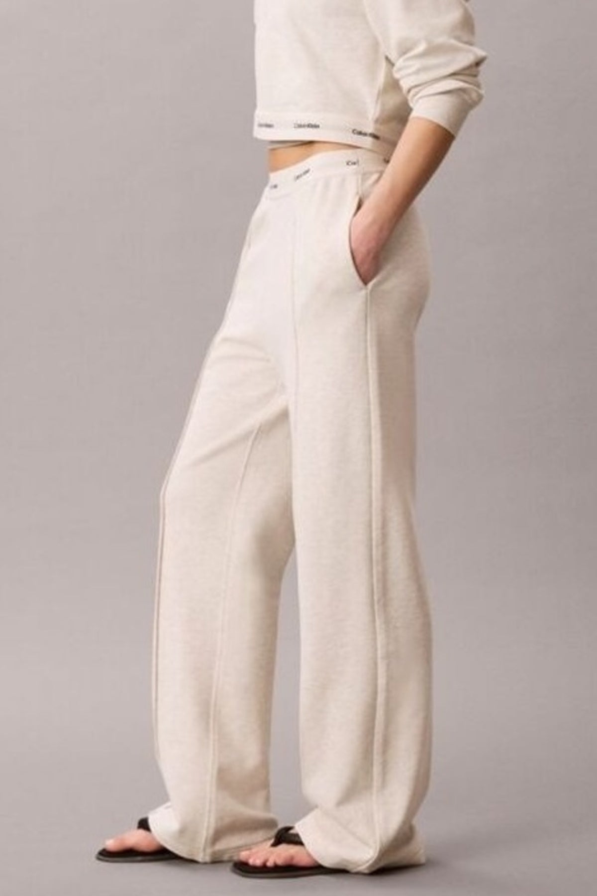 CALVIN KLEIN LVGG TERRY LOGO WAISTBAND en color BLANCO  (3)