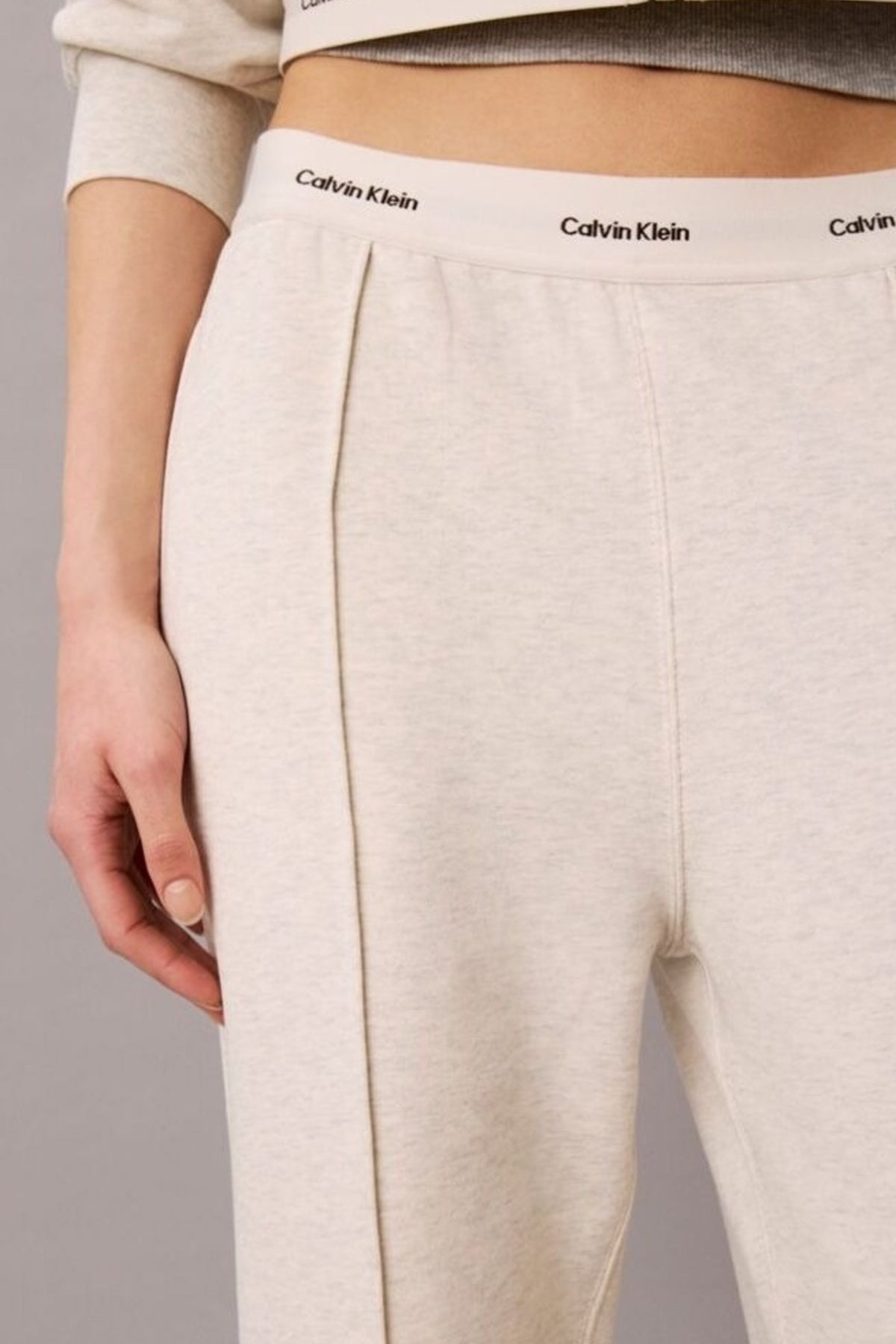 CALVIN KLEIN LVGG TERRY LOGO WAISTBAND en color BLANCO  (5)
