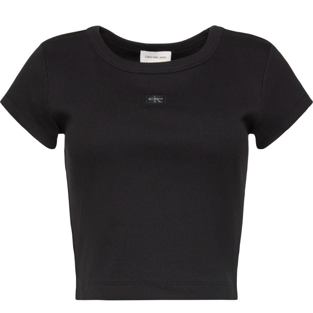 CALVIN KLEIN LVCG WOVEN LABEL X BABY en color NEGRO  (4)