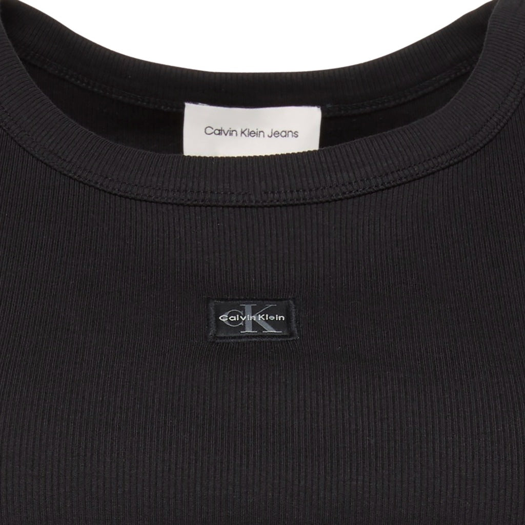 CALVIN KLEIN LVCG WOVEN LABEL X BABY en color NEGRO  (6)