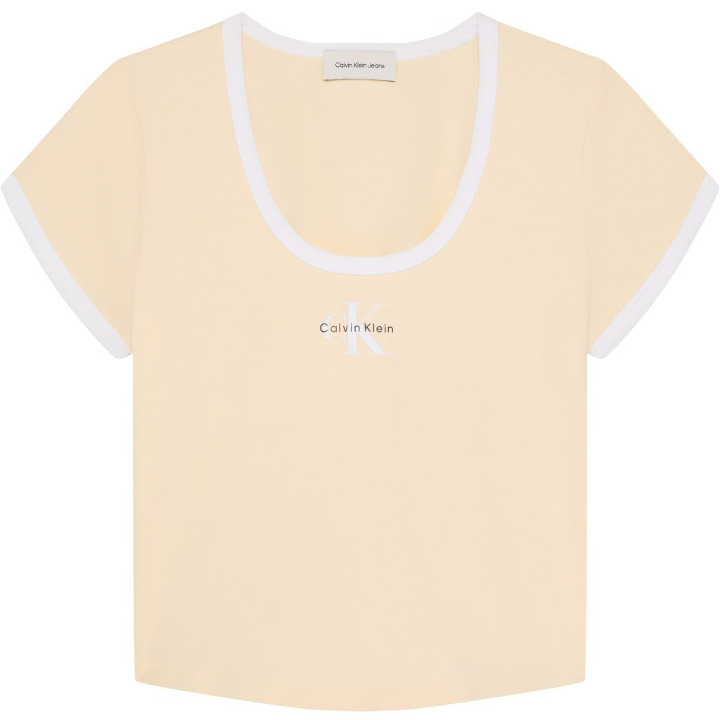 CALVIN KLEIN LVGG SS MONOLOGO SCOOP en color AMARILLO  (4)
