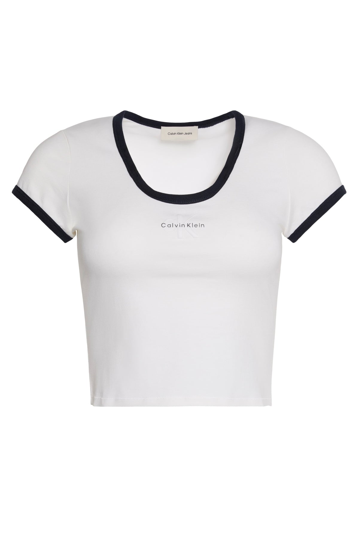 CALVIN KLEIN LVGG SS MONOLOGO SCOOP en color BLANCO  (1)
