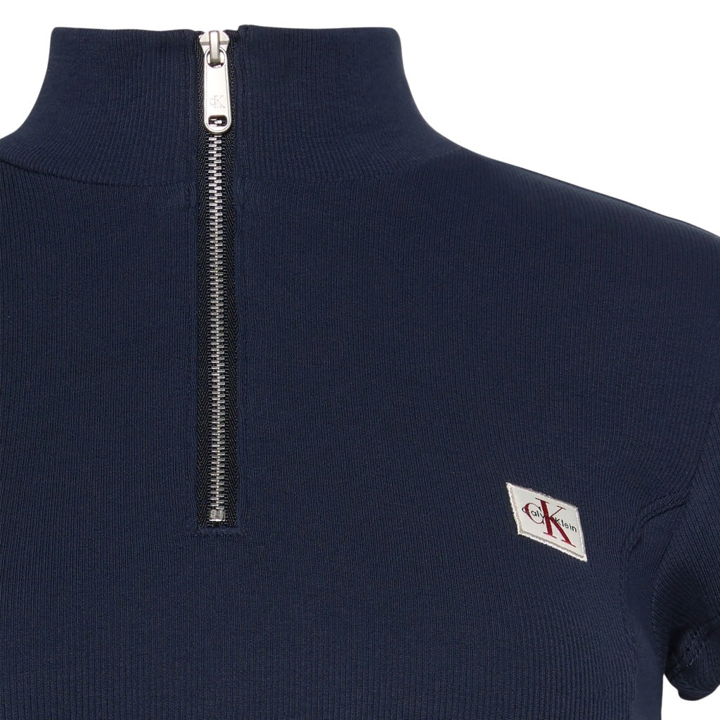 CALVIN KLEIN LVGG SS WOVEN LABEL X BABY en color AZUL  (6)