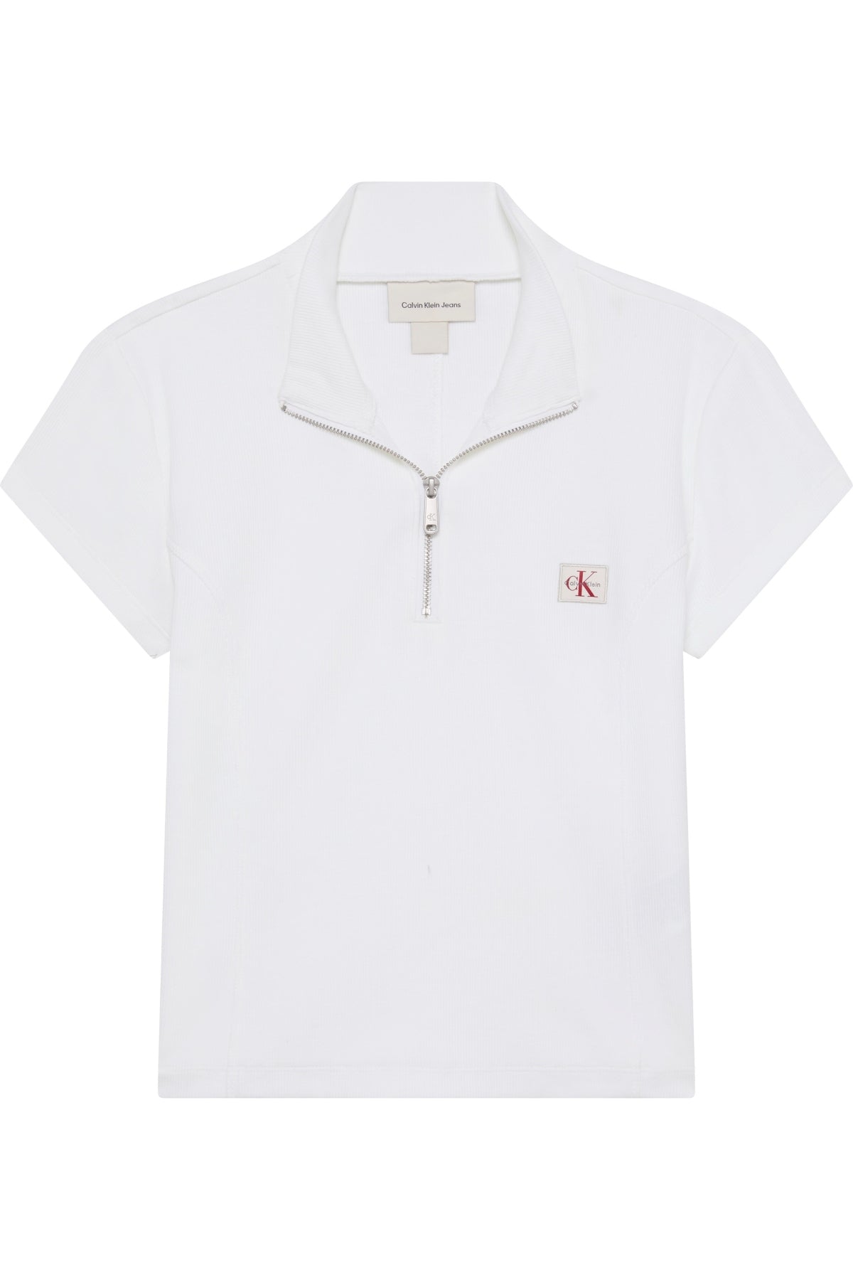 CALVIN KLEIN LVGG SS WOVEN LABEL X BABY en color BLANCO  (1)