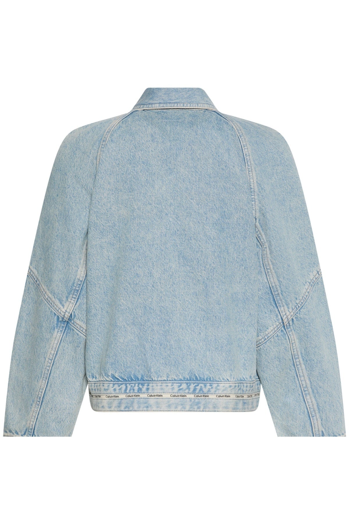 CALVIN KLEIN LVGG BRANDED BOXY DENIM en color AZUL  (2)