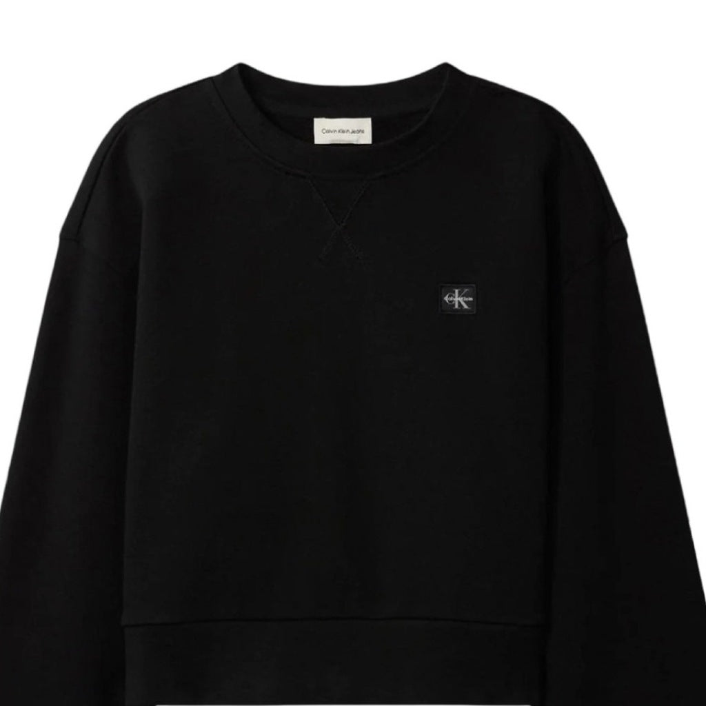 CALVIN KLEIN LVCG FRENCH TERRY WOVEN en color NEGRO  (4)
