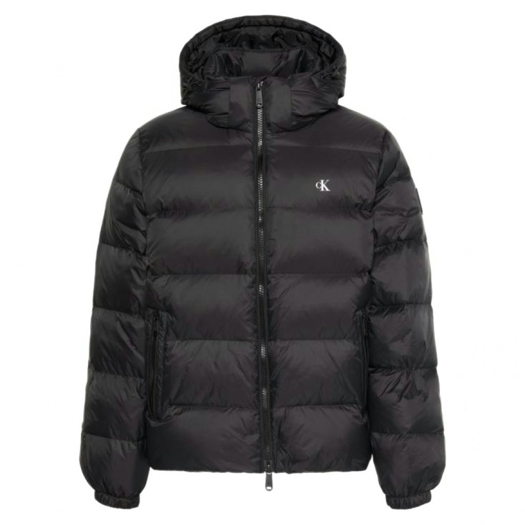 CALVIN KLEIN LVRGG NYLON ZIP OFF HOOD DOWN en color NEGRO  (4)