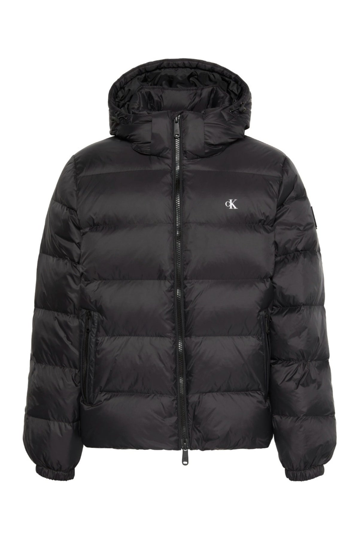 CALVIN KLEIN LVRGG NYLON ZIP OFF HOOD DOWN en color NEGRO  (1)