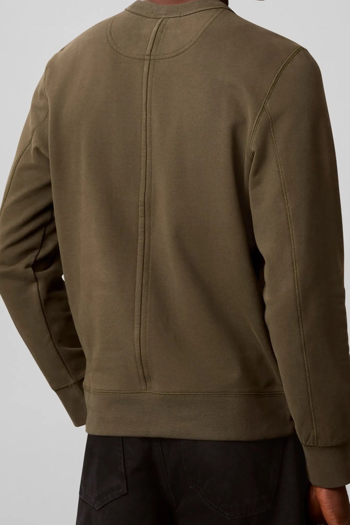 CALVIN KLEIN LVRJG TERRY BADGE CN SWEATS en color VERDE  (2)