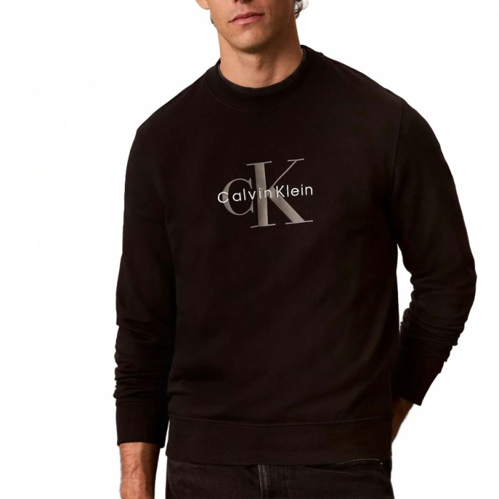 CALVIN KLEIN LVRGG TERRY MNLG CN SWTSHRT en color   (4)