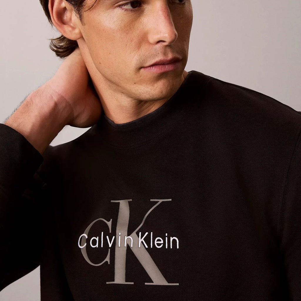 CALVIN KLEIN LVRGG TERRY MNLG CN SWTSHRT en color   (6)