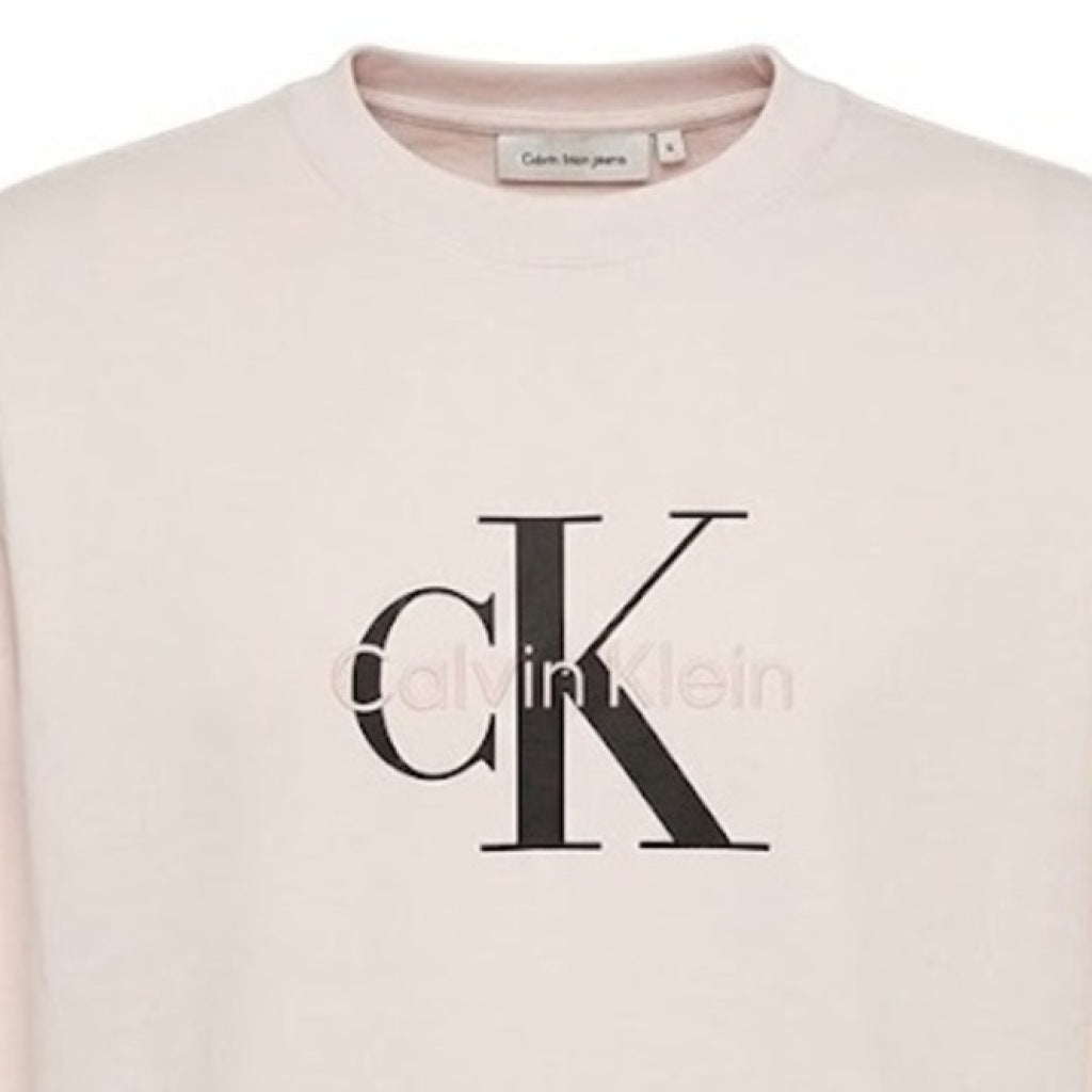 CALVIN KLEIN LVRGG TERRY MNLG CN SWTSHRT en color   (5)