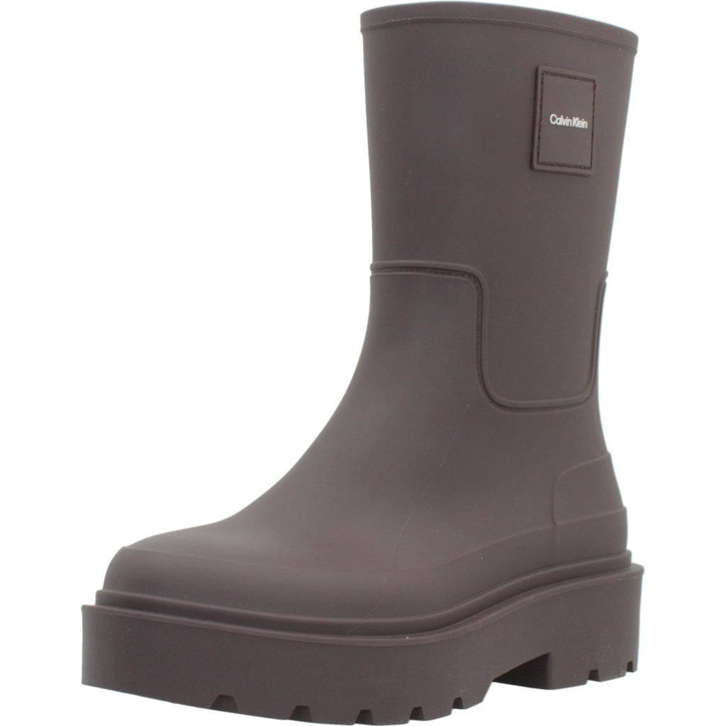 CALVIN KLEIN HWHW RAINBOOT RUBBER en color BURDEOS  (1)