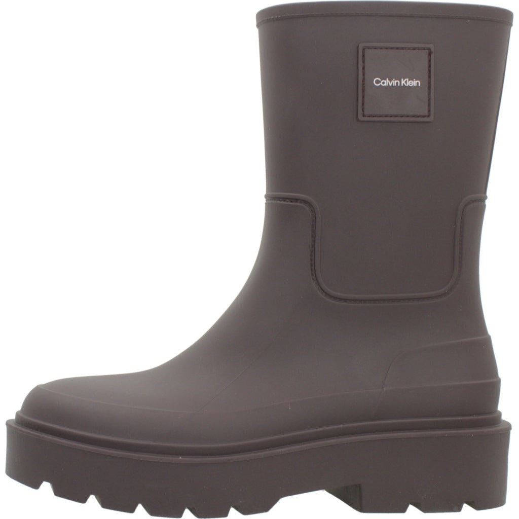 CALVIN KLEIN HWHW RAINBOOT RUBBER en color BURDEOS  (2)