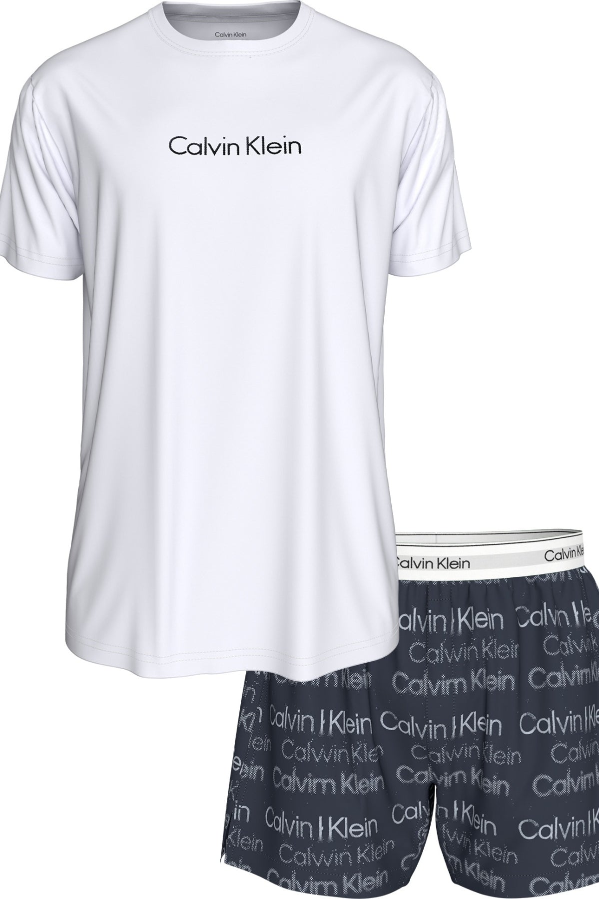 CALVIN KLEIN LVNM CREW POPLIN BOXER SET en color MULTICOLOR  (2)