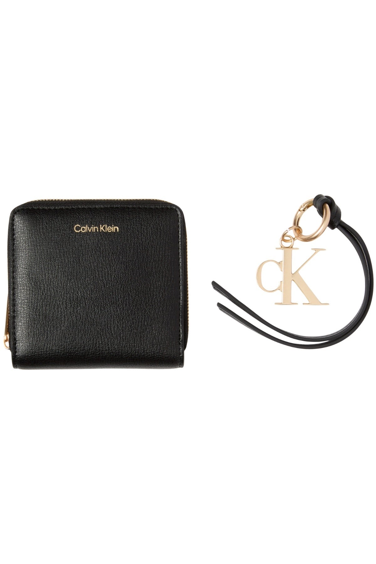 CALVIN KLEIN LVFG CK WALLET CK KEY FOB en color NEGRO  (3)
