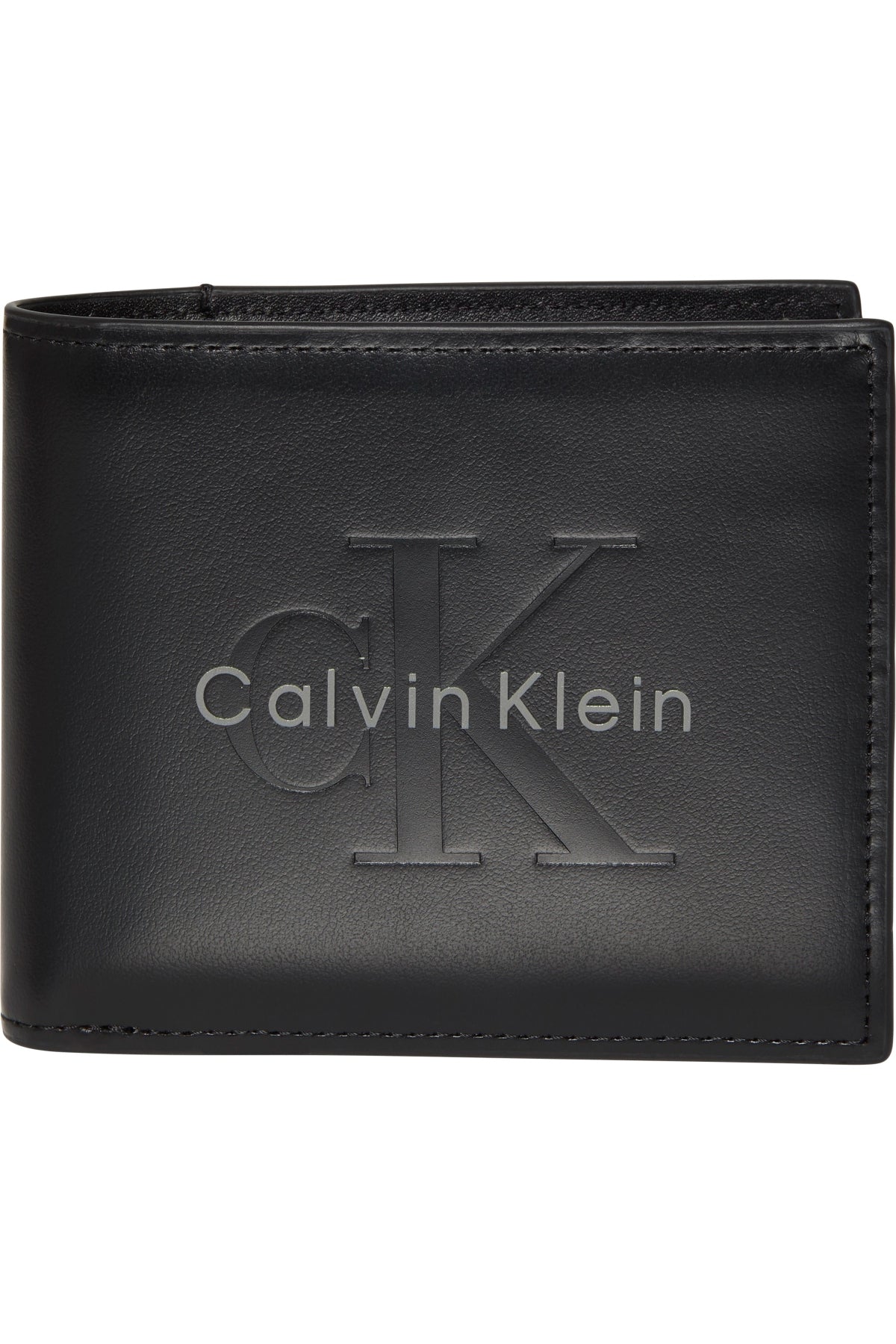 CALVIN KLEIN LVDG BOLD BILLFOLD COIN en color NEGRO  (1)