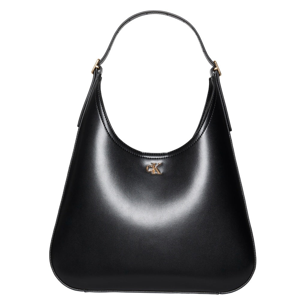 CALVIN KLEIN LVFG CK MEDIUM SHOULDER BAG en color NEGRO  (1)
