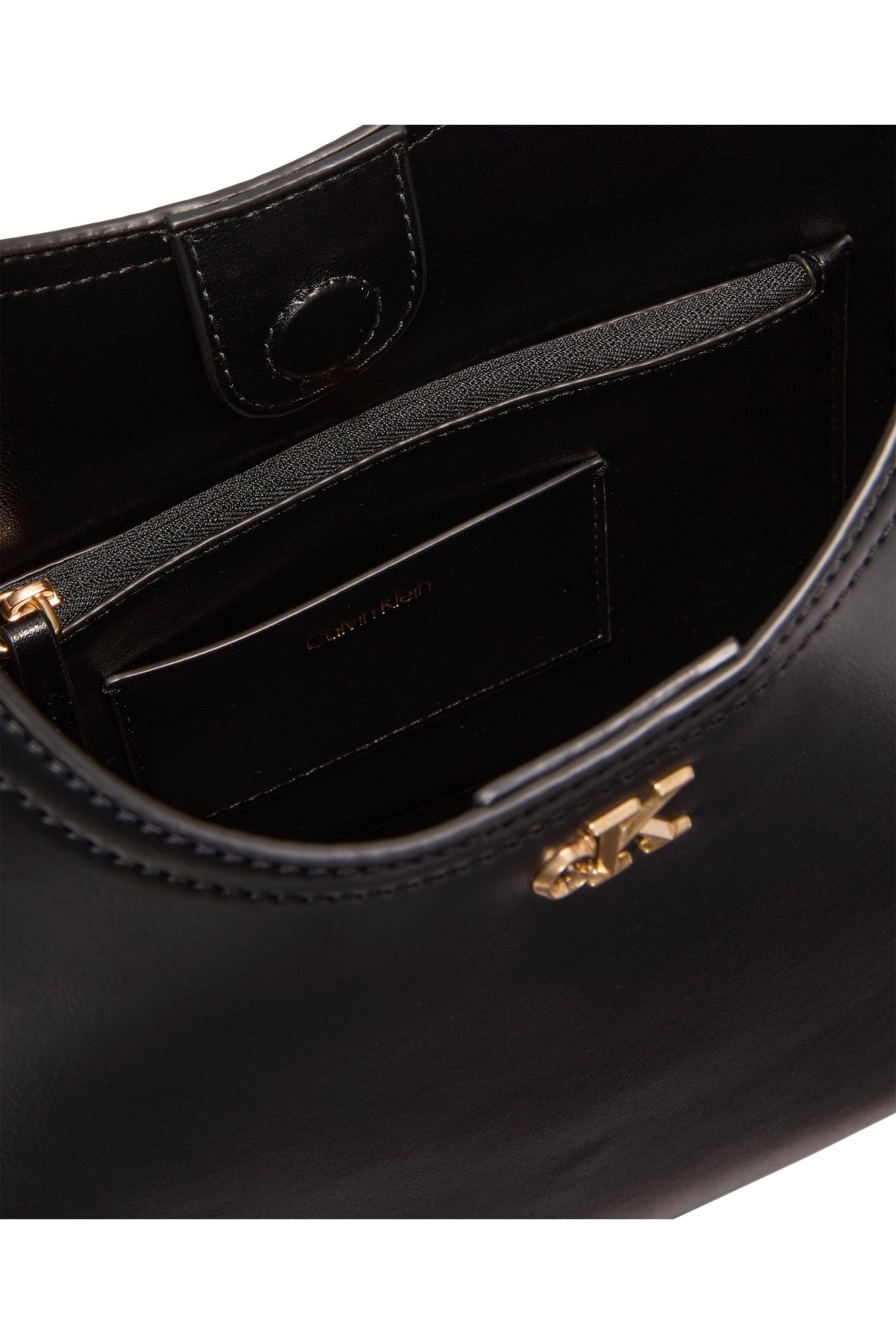 CALVIN KLEIN LVFG CK MEDIUM SHOULDER BAG en color NEGRO  (3)