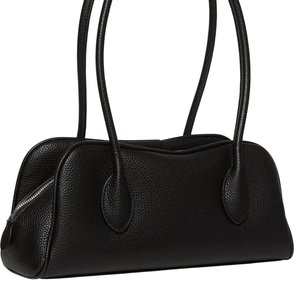 CALVIN KLEIN LVFG EMBLEM TRIO PEBBLE BAG en color NEGRO  (5)