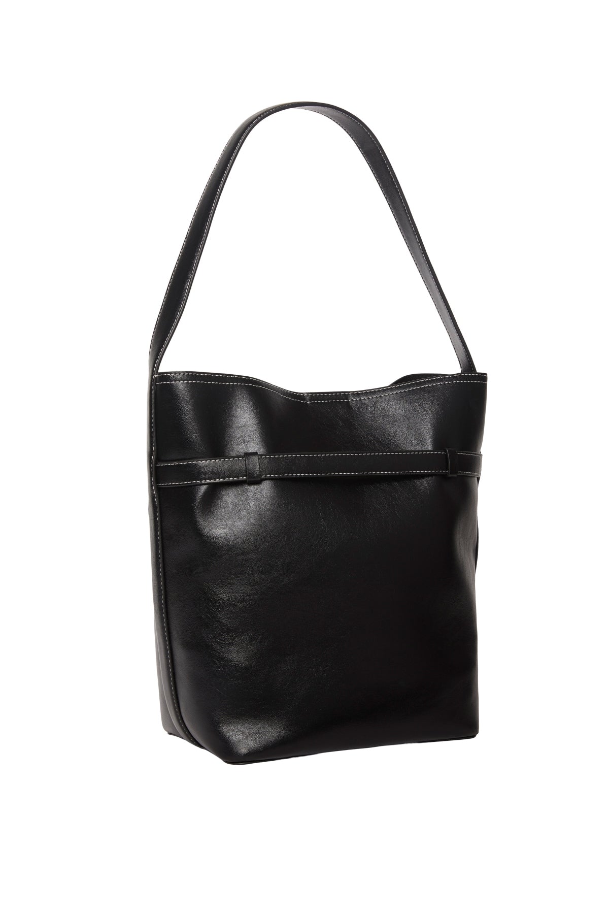 CALVIN KLEIN LVFG BUCKLE MEDIUM BUCKET en color NEGRO  (2)