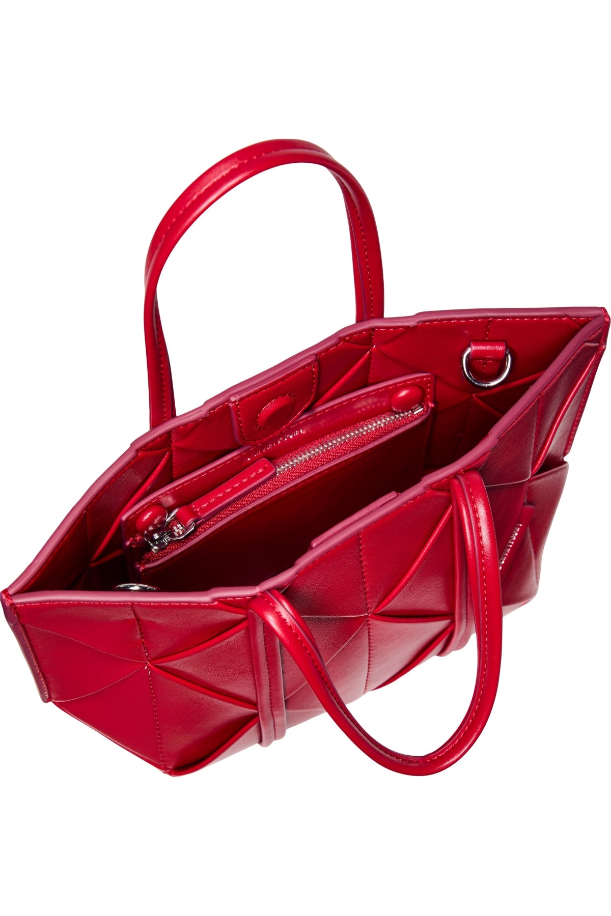CALVIN KLEIN LVFG WOVEN MINI TOTE CROSSBOD en color ROJO  (3)