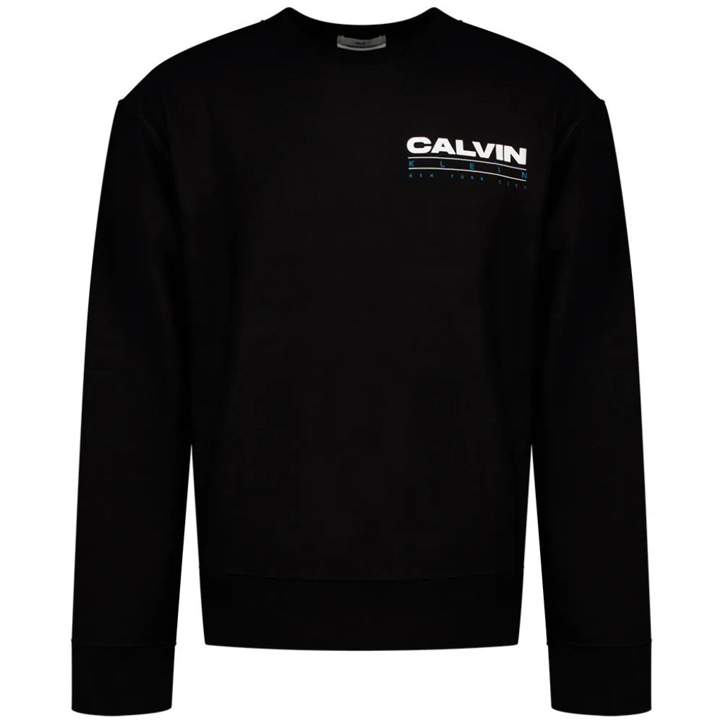 CALVIN KLEIN LVLGG PREMIUM TERRY GRAPHIC en color NEGRO  (4)