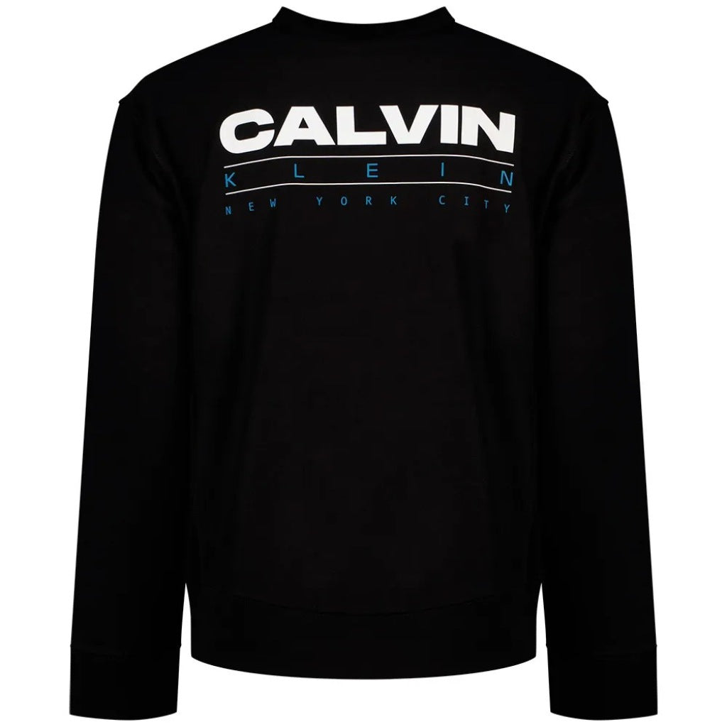 CALVIN KLEIN LVLGG PREMIUM TERRY GRAPHIC en color NEGRO  (5)