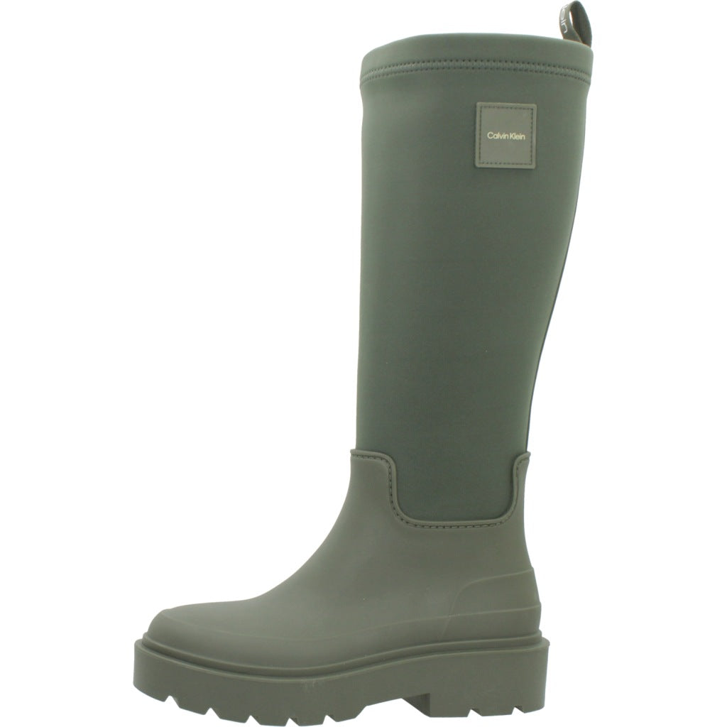 CALVIN KLEIN RAINBOOT HIGH RUBBER NEO en color VERDE  (2)