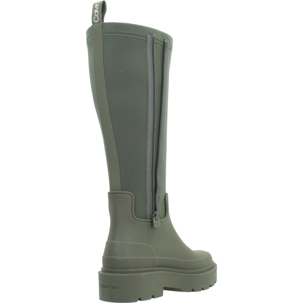 CALVIN KLEIN RAINBOOT HIGH RUBBER NEO en color VERDE  (3)