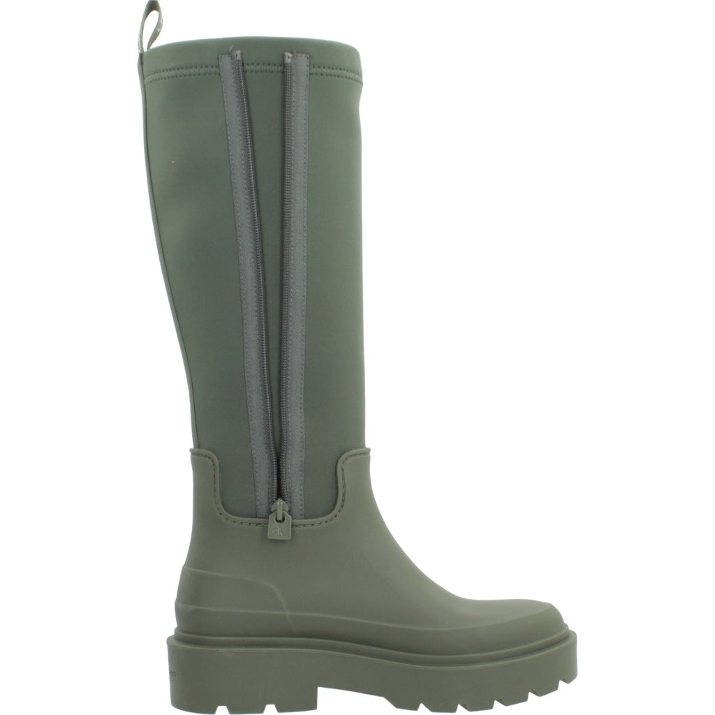 CALVIN KLEIN RAINBOOT HIGH RUBBER NEO en color VERDE  (4)