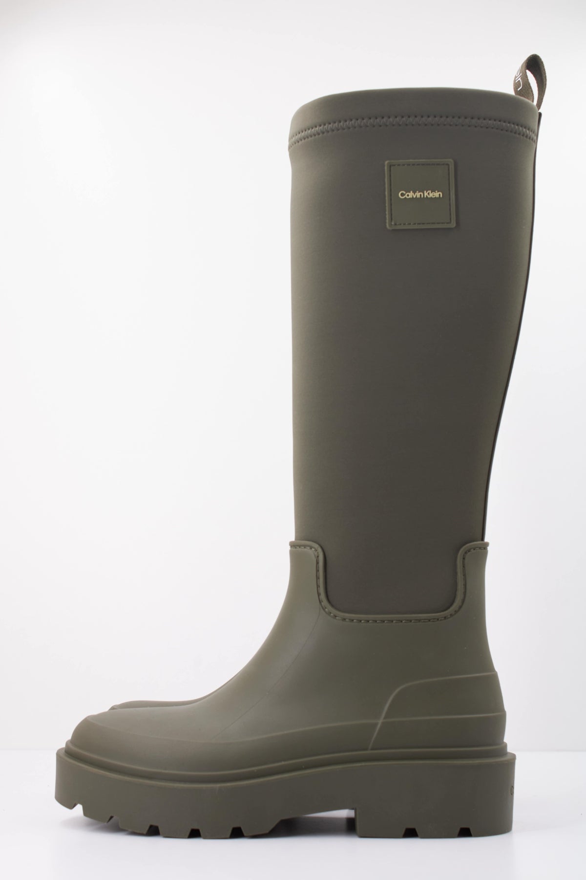 CALVIN KLEIN RAINBOOT HIGH RUBBER NEO en color VERDE  (1)