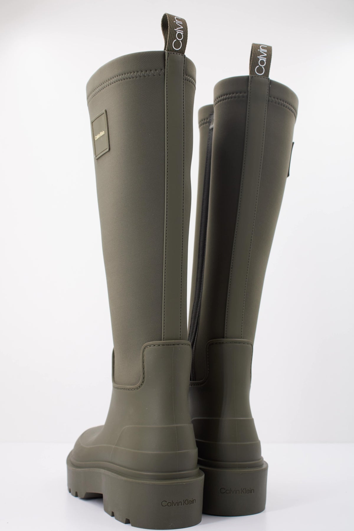CALVIN KLEIN RAINBOOT HIGH RUBBER NEO en color VERDE  (4)