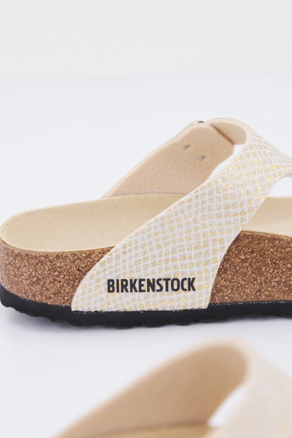 BIRKENSTOCK GIZEH MF SHINY PYTHON en color ORO  (4)