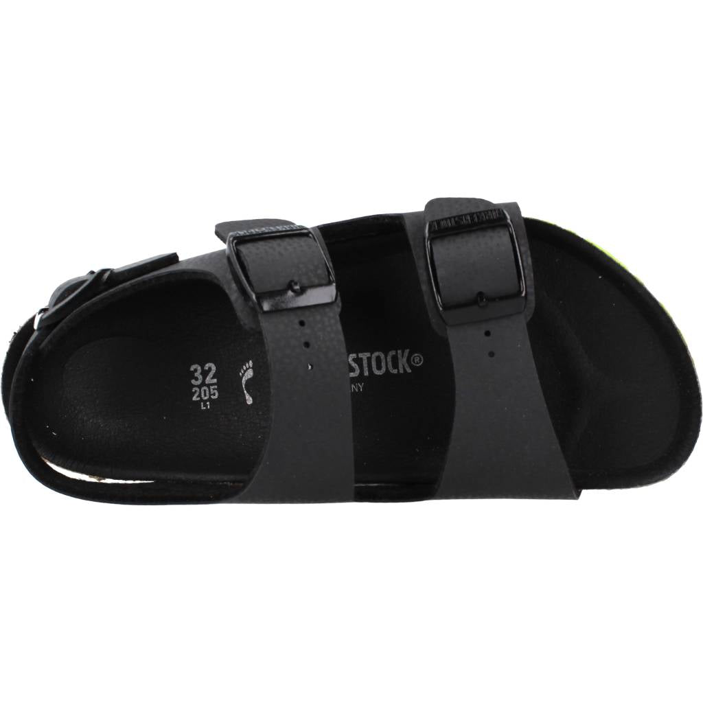BIRKENSTOCK  MILANO KIDS BF DESERT SOI en color NEGRO  (7)
