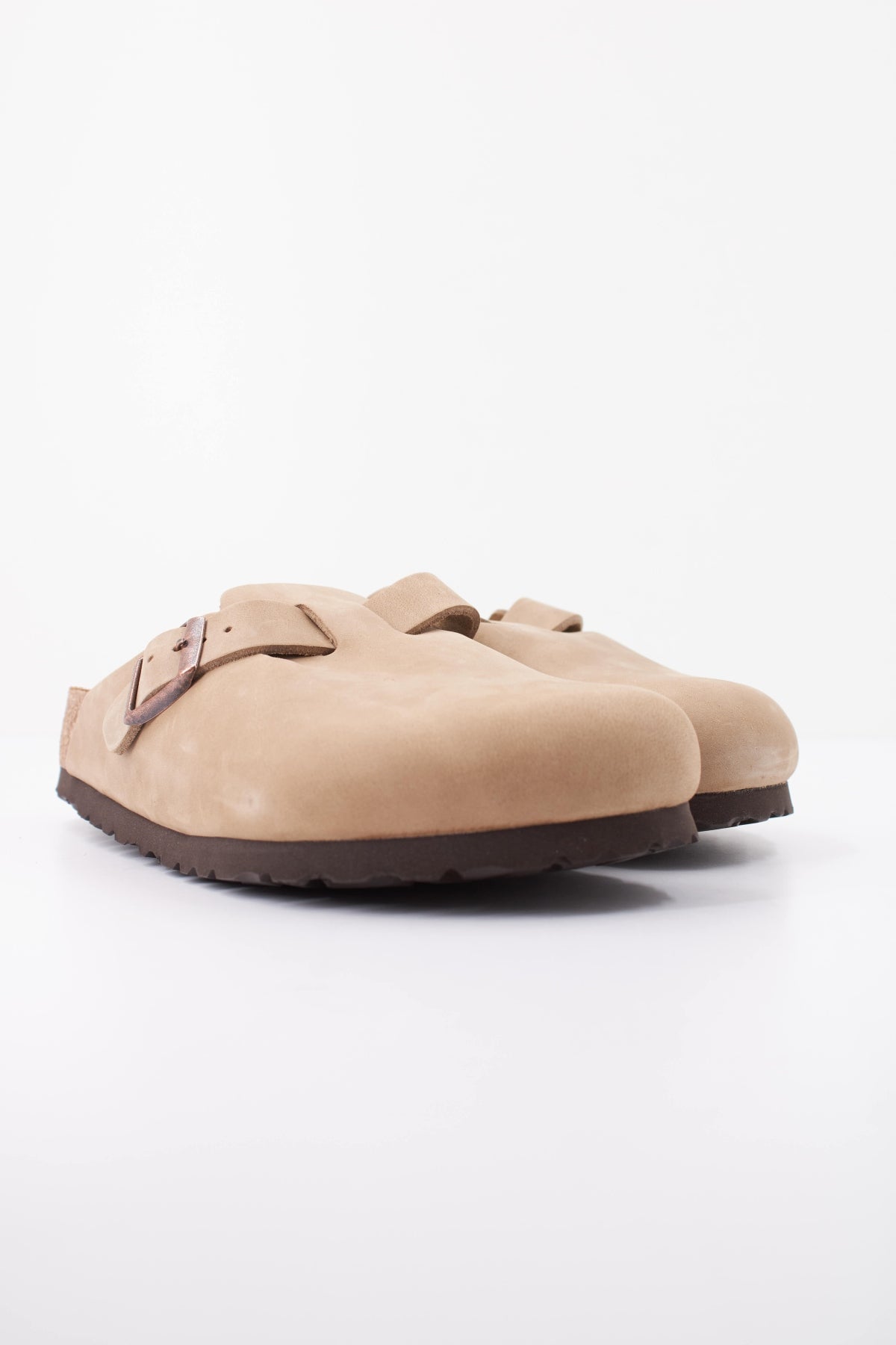 BIRKENSTOCK BOSTON NATURAL LEATHER OIL en color BEIS  (2)