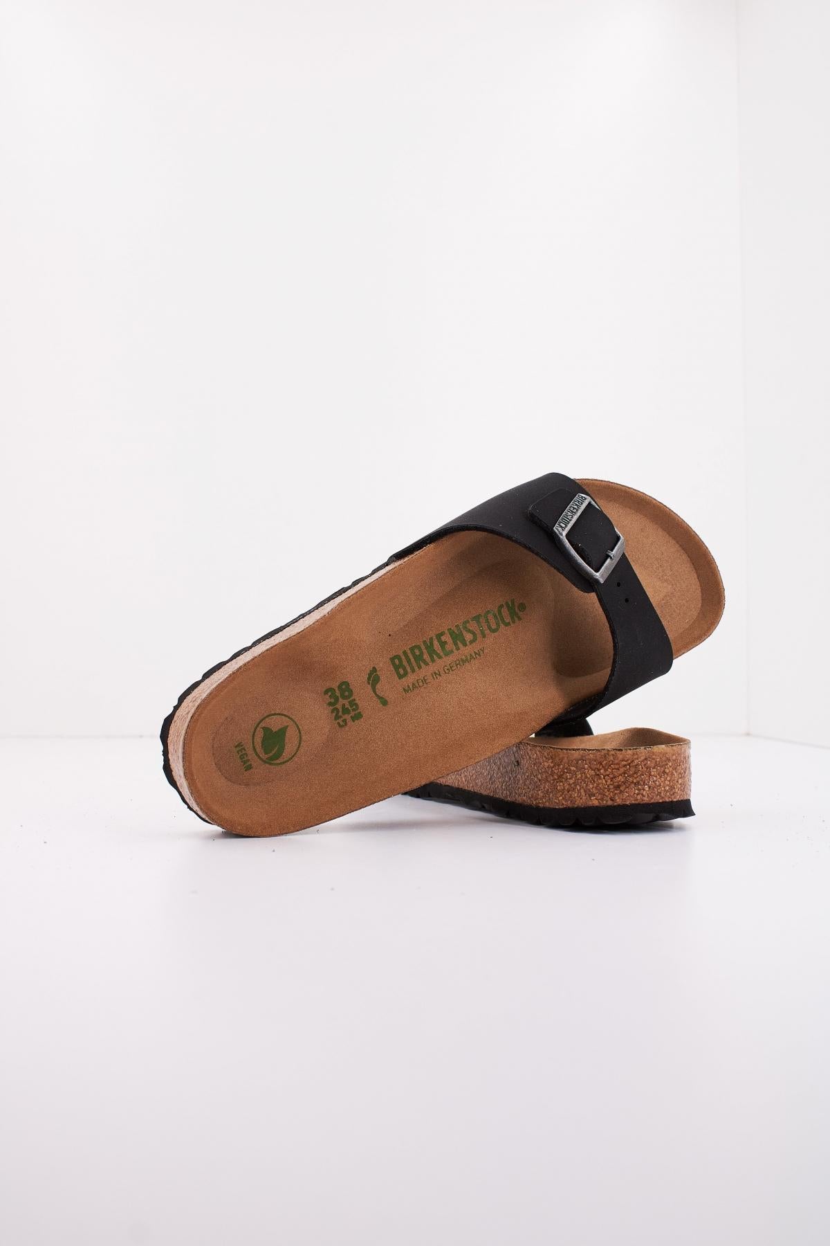BIRKENSTOCK  MADRID BIRKO-FLOR en color NEGRO  (4)