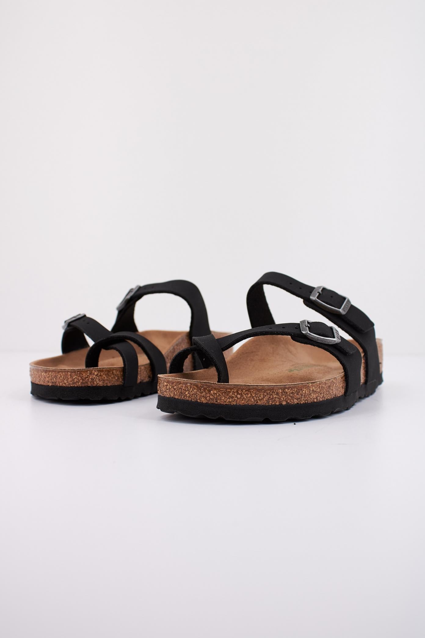 BIRKENSTOCK  MAYARI BIRKO-FLOR NUBUCK en color NEGRO  (2)