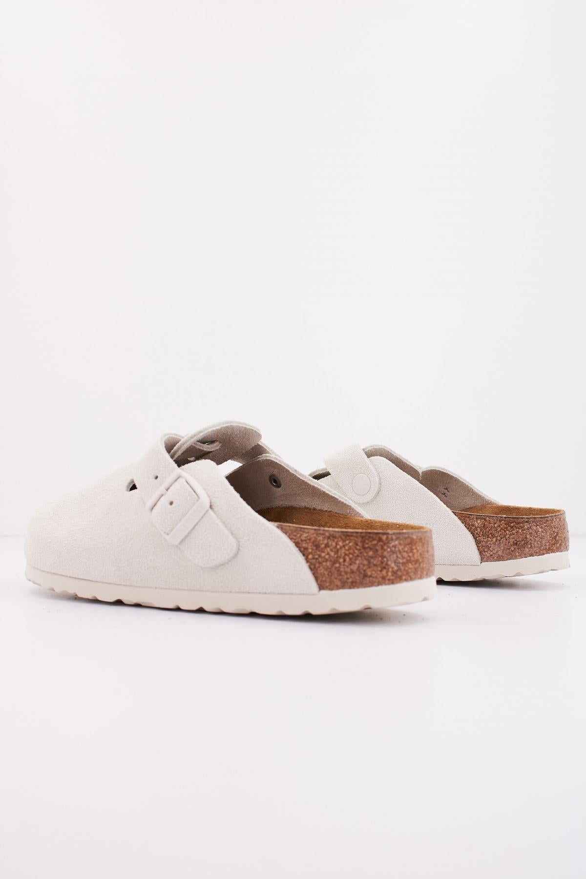 BIRKENSTOCK BOSTON SUEDE LEATHER en color BLANCO  (3)