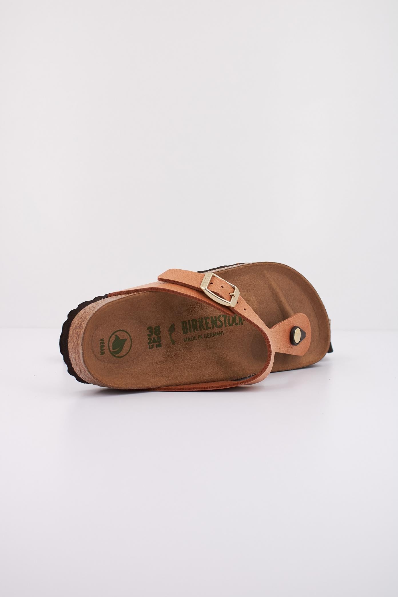 BIRKENSTOCK GIZEH BIRKO-FLOR NUBUCK en color MARRON CLARO  (5)