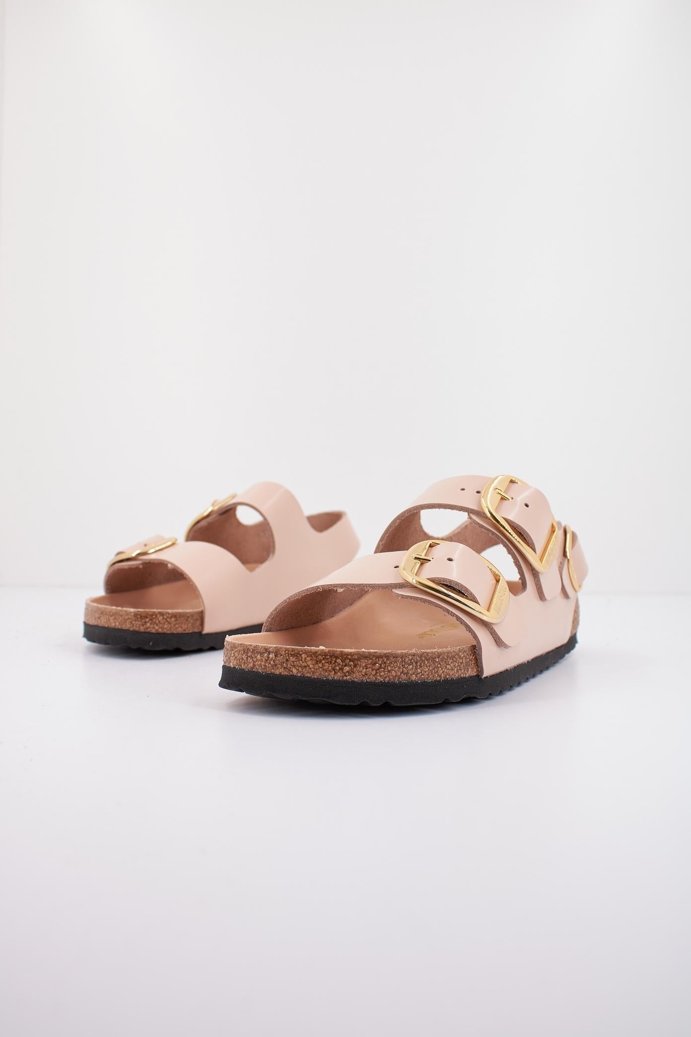 BIRKENSTOCK MILANO BIG BUCKLE NATURAL en color NUDE  (2)