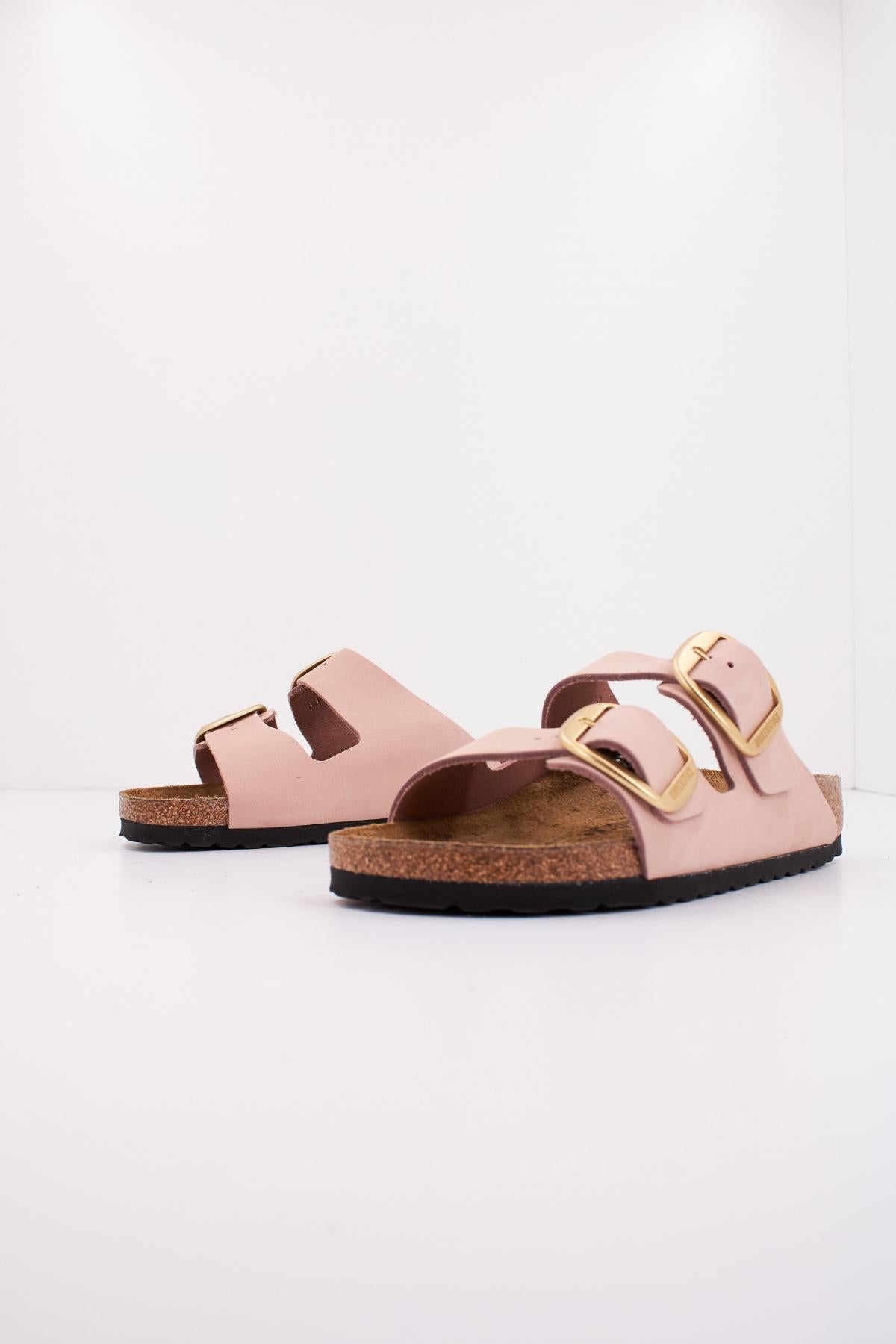 BIRKENSTOCK ARIZONA BIG BUCKLE NUBUCK en color NUDE  (2)