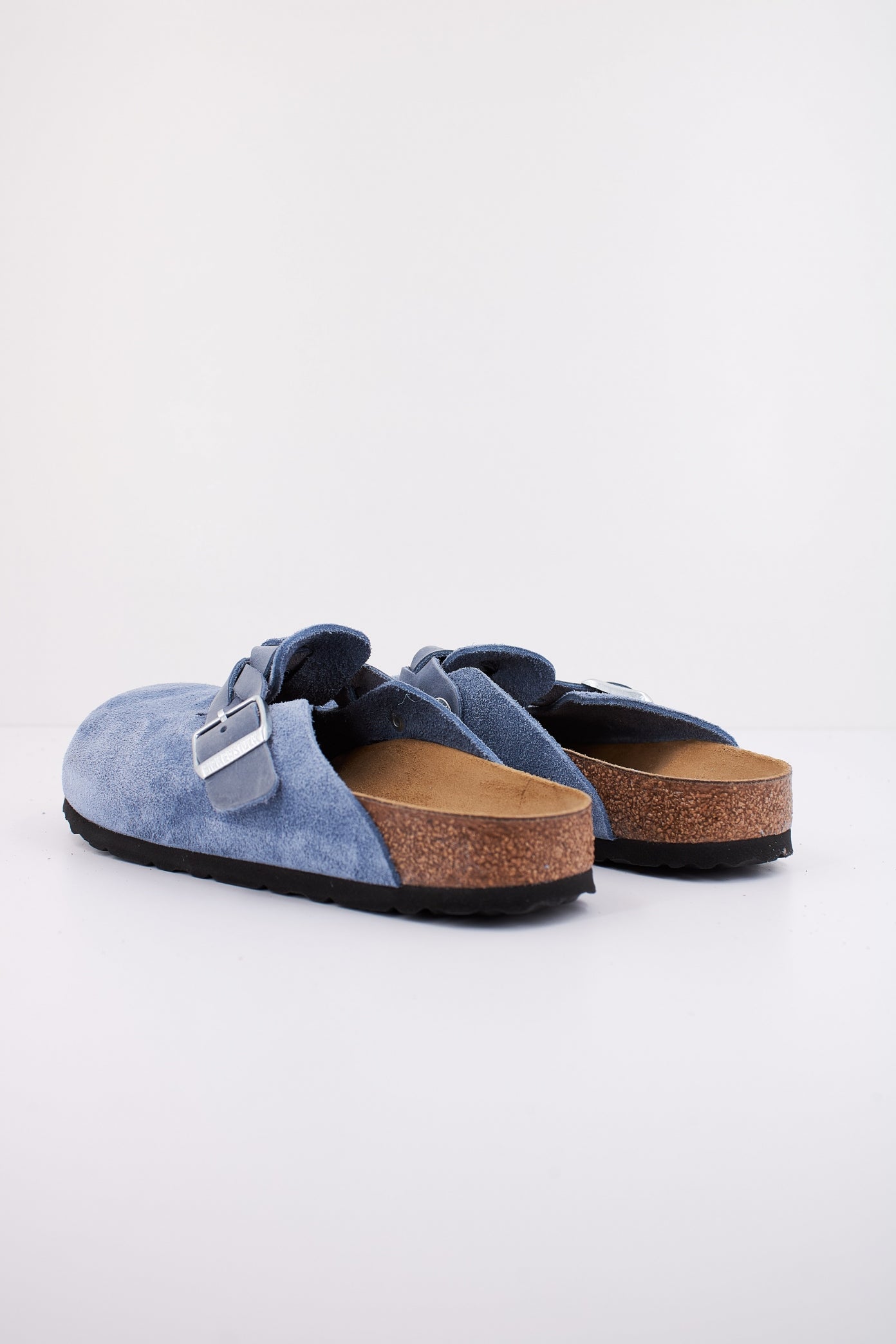 BIRKENSTOCK BOSTON BRAIDED SUEDE en color AZUL  (4)