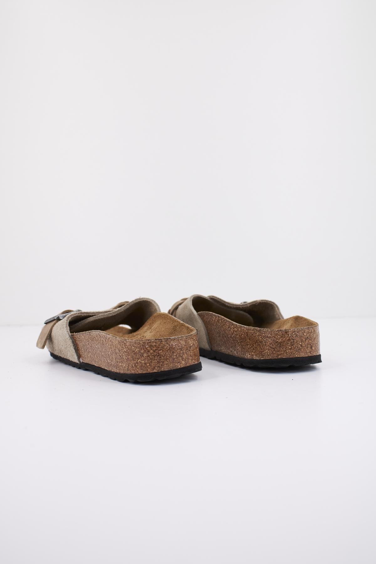 BIRKENSTOCK PULA BRAIDED SUEDE LEATHE en color BEIS  (3)
