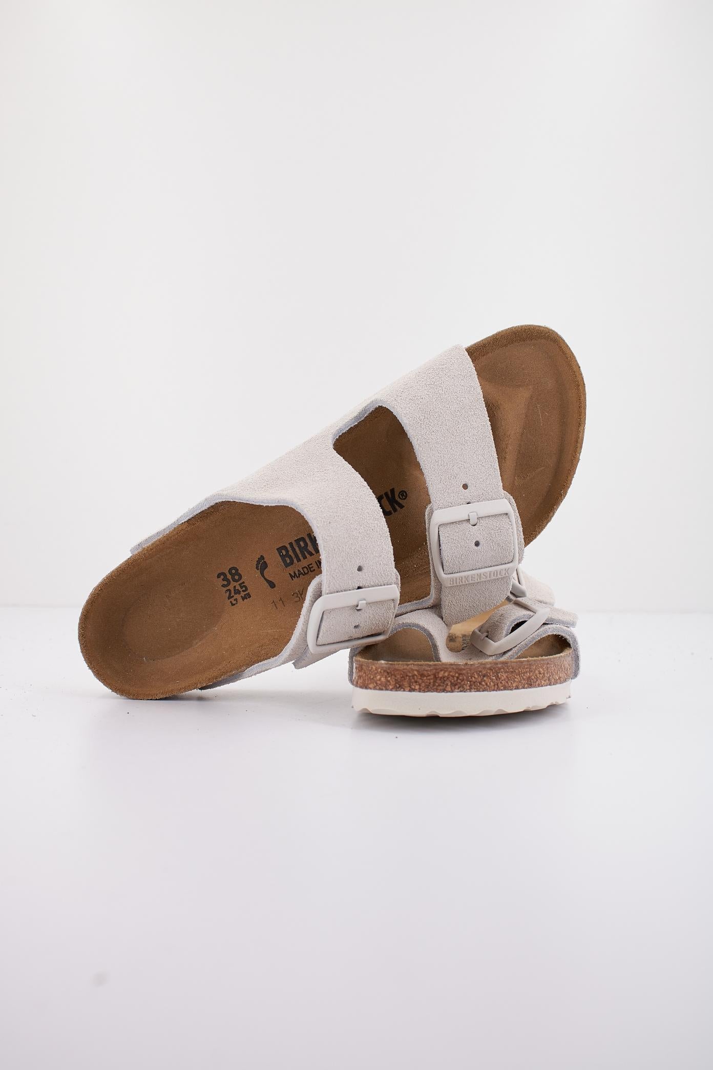 BIRKENSTOCK ARIZONA SUEDE LEATHER en color BEIS  (4)