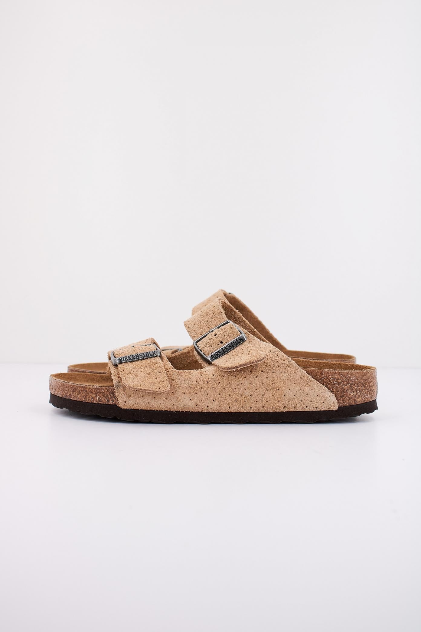 BIRKENSTOCK ARIZONA SUEDE EMBOSSED en color BEIS  (1)