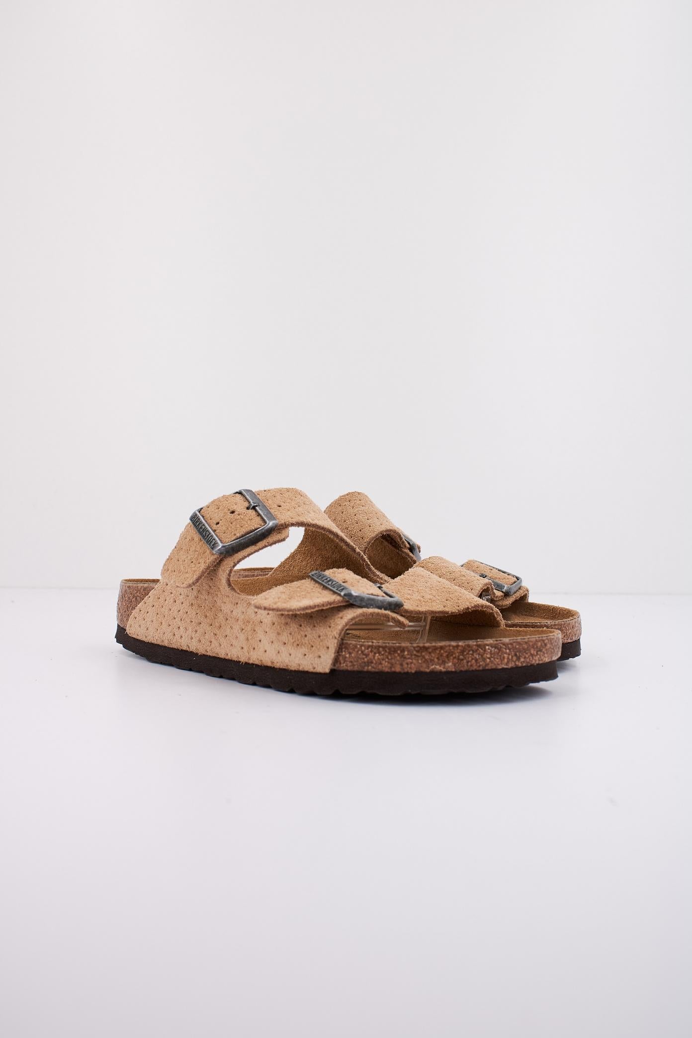 BIRKENSTOCK ARIZONA SUEDE EMBOSSED en color BEIS  (2)