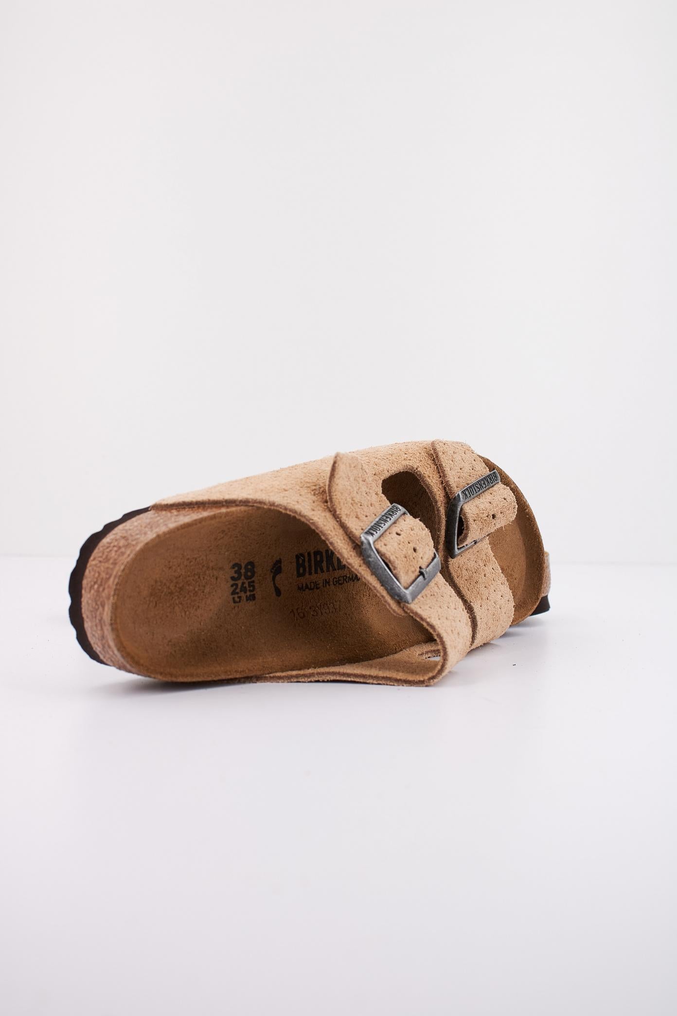 BIRKENSTOCK ARIZONA SUEDE EMBOSSED en color BEIS  (4)